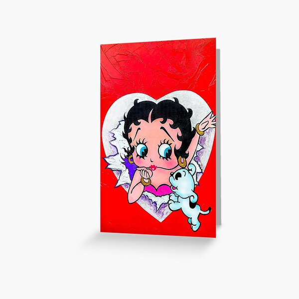 Cartes De Vœux Sur Le Theme Betty Boop Redbubble