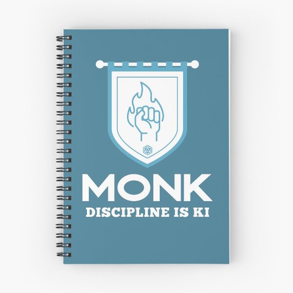 Item preview, Monk Class Discipline Is Ki designed and sold by KrisSidDesigns.