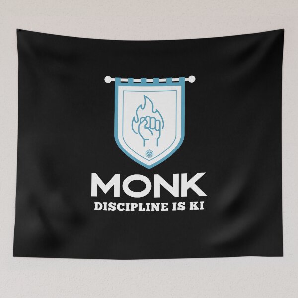 Item preview, Monk Class Discipline Is Ki designed and sold by KrisSidDesigns.