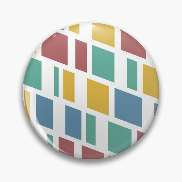 Item preview, Minimal style pattern of colorful geometric shapes designed and sold by CiniArt.