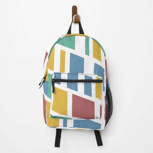 Item preview, Minimal style pattern of colorful geometric shapes designed and sold by CiniArt.