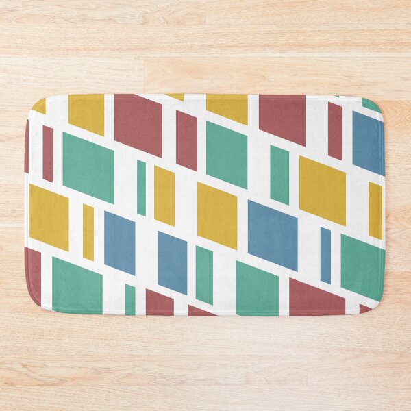 Item preview, Minimal style pattern of colorful geometric shapes designed and sold by CiniArt.