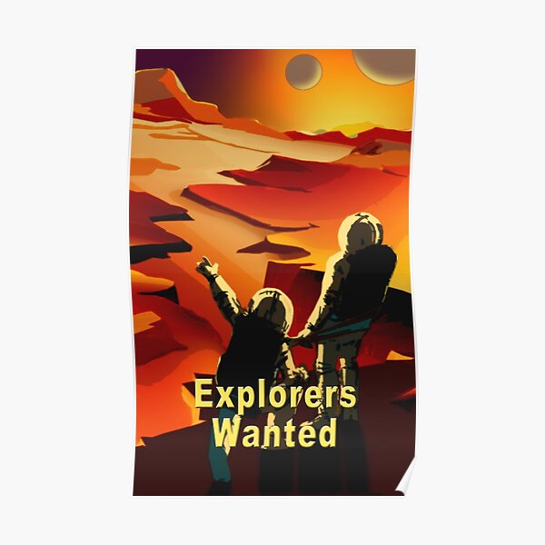 Space Explorers Wanted Poster