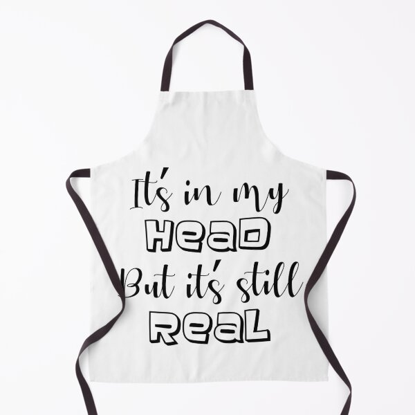 Item preview, it's in my head but it's still real - mental health awareness designed and sold by introvertcafe.