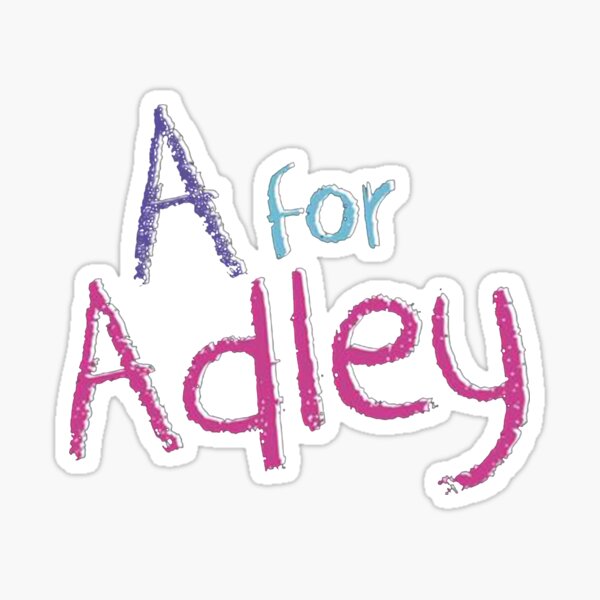 "adley merch" Sticker for Sale by AlanGTucker Redbubble