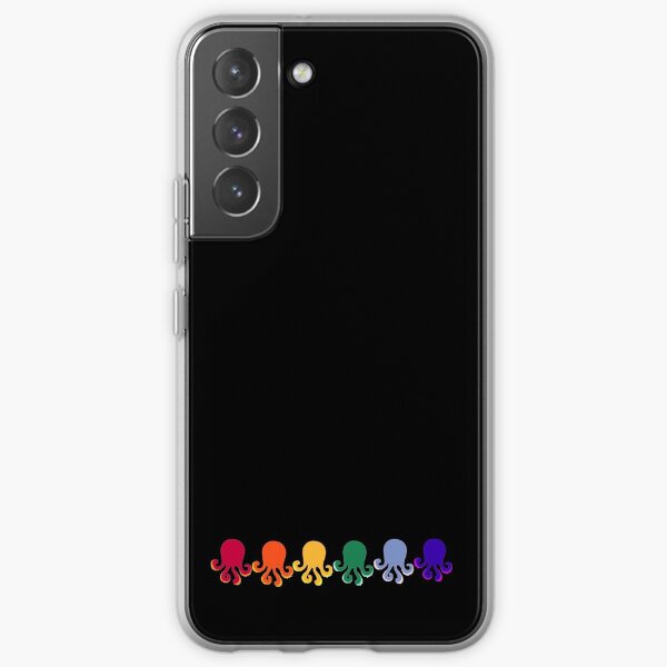 Pride Squid Squad Rave On Black Samsung Galaxy Soft Case