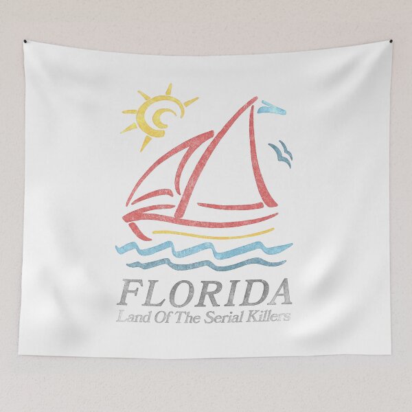 Item preview, Florida - Land Of The Serial Killers / Faded Humorous Vintage Look Design  designed and sold by AestheticNow.