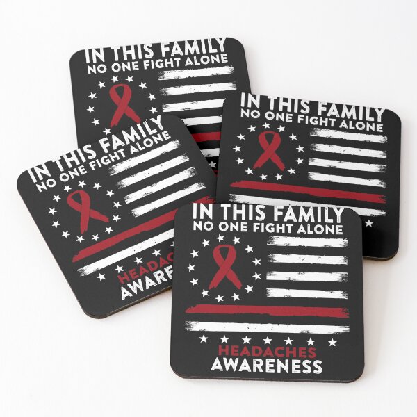 Item preview, In This Family No One Fights Headaches Alone American Betsy Ross Flag designed and sold by deputylove.