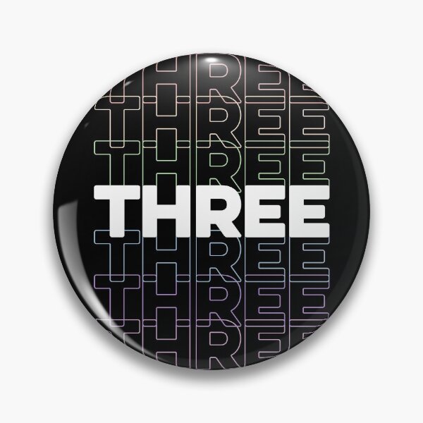 Item preview, 3rd Kids Birthday, Adults Favorite # Three, Rainbow Color designed and sold by The Princess Saves Herself.