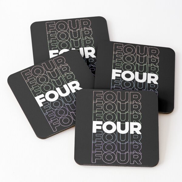Item preview, 4th Kids Birthday, Adults Favorite # Four, Rainbow Color designed and sold by The Princess Saves Herself.