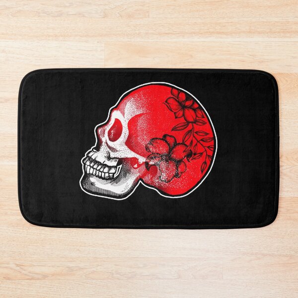 Item preview, Flowers skull designed and sold by fakeface.