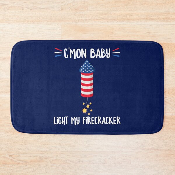 Item preview, Funny 4th Of July Stars & Stripes Light My Firecracker designed and sold by StudioTina.