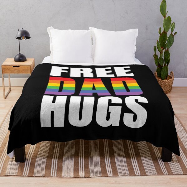 Item preview, Free Dad Hugs Gay Pride designed and sold by AdventureTee.