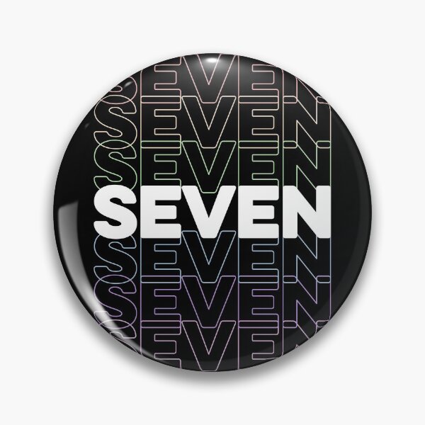 Item preview, 7th Kids Birthday, Adults Favorite # Seven, Rainbow Color designed and sold by The Princess Saves Herself.