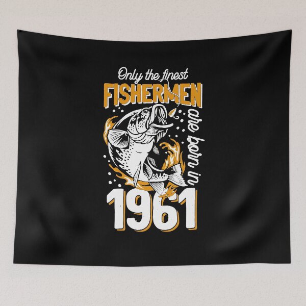 Item preview, Fisher man 1961 birthday gift designed and sold by BrennaEirlys.