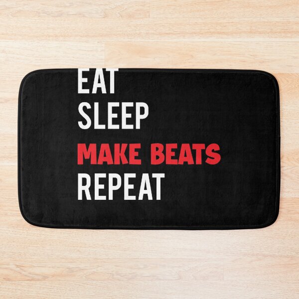 Item preview, Eat Sleep Make Beats Repeat Music Hearted designed and sold by MakeGoodChoices.