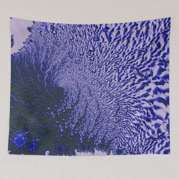 Item preview, Planar Radial Shift 001- Fractal terrain hurricane simulation Violet and Blue by The Raumier  designed and sold by N-W-T-S-I-O.