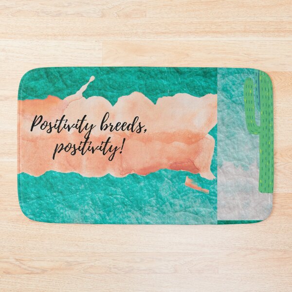 Item preview, Positivity breeds positivity designed and sold by GrittyCath.