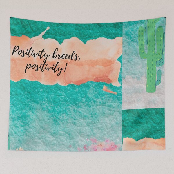 Item preview, Positivity breeds positivity designed and sold by GrittyCath.