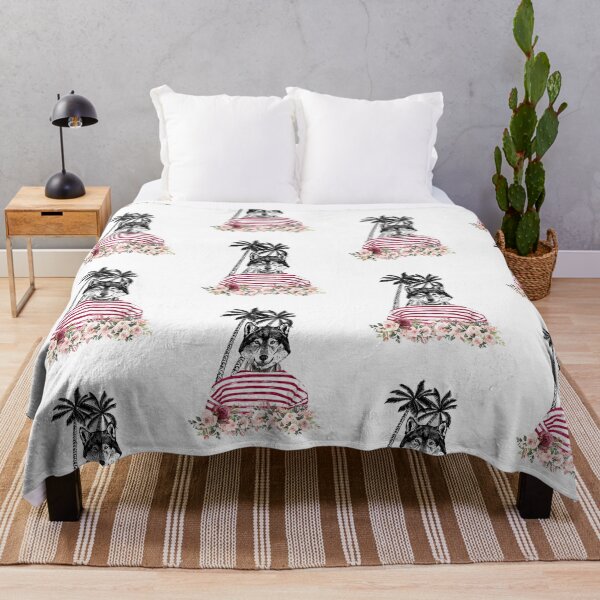 Item preview, Collage Art Vector Artwork Cool Wolf T-Shirt with floral base designed and sold by art-fox.