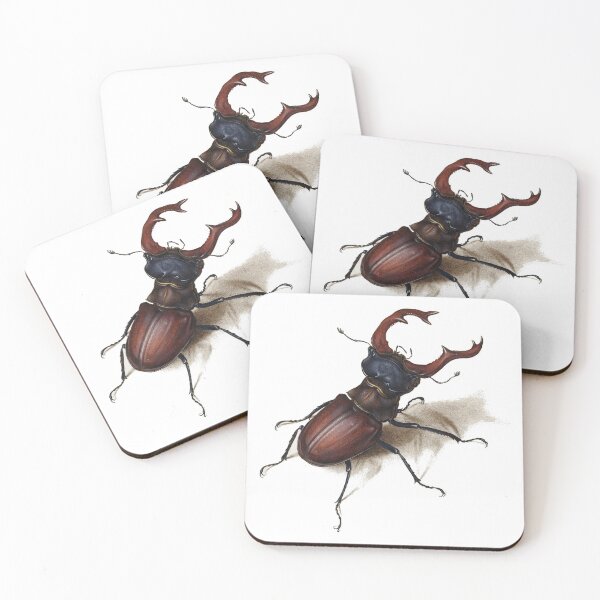 Item preview, Stag Beetle by Joris Hoefnagel designed and sold by digitalvintage.