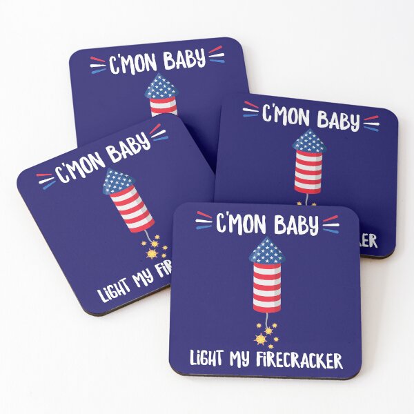 Item preview, Funny 4th Of July Stars & Stripes Light My Firecracker designed and sold by StudioTina.