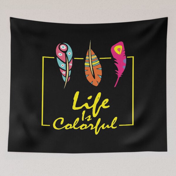 Item preview, life is colorful designed and sold by MallsD.