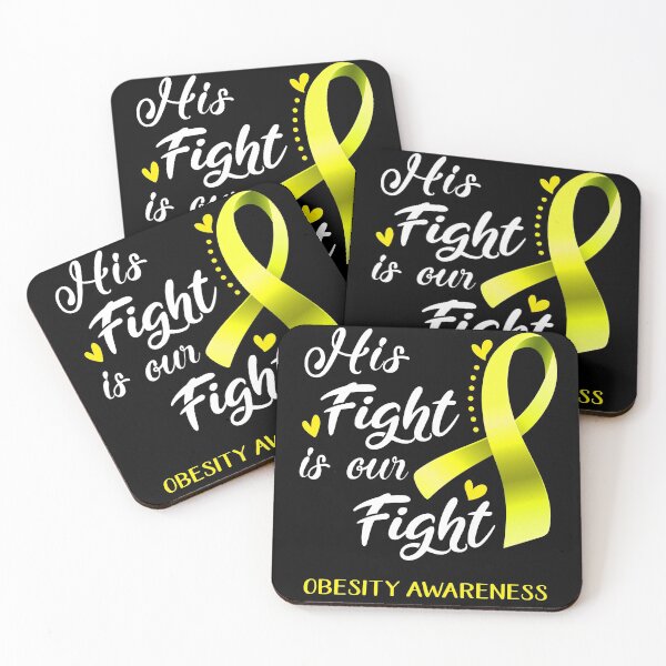 Item preview, His Fight Is Our Fight Obesity Awareness designed and sold by hvoid41.