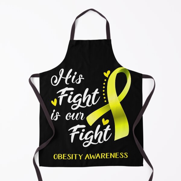 Item preview, His Fight Is Our Fight Obesity Awareness designed and sold by hvoid41.