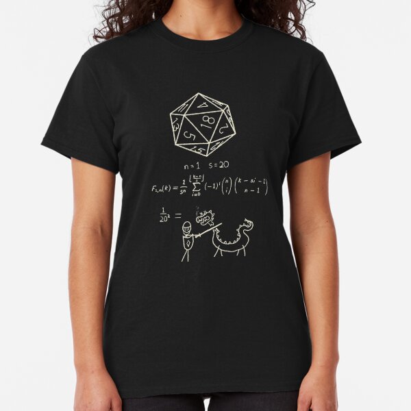 The science of 20 sided dice. Classic T-Shirt