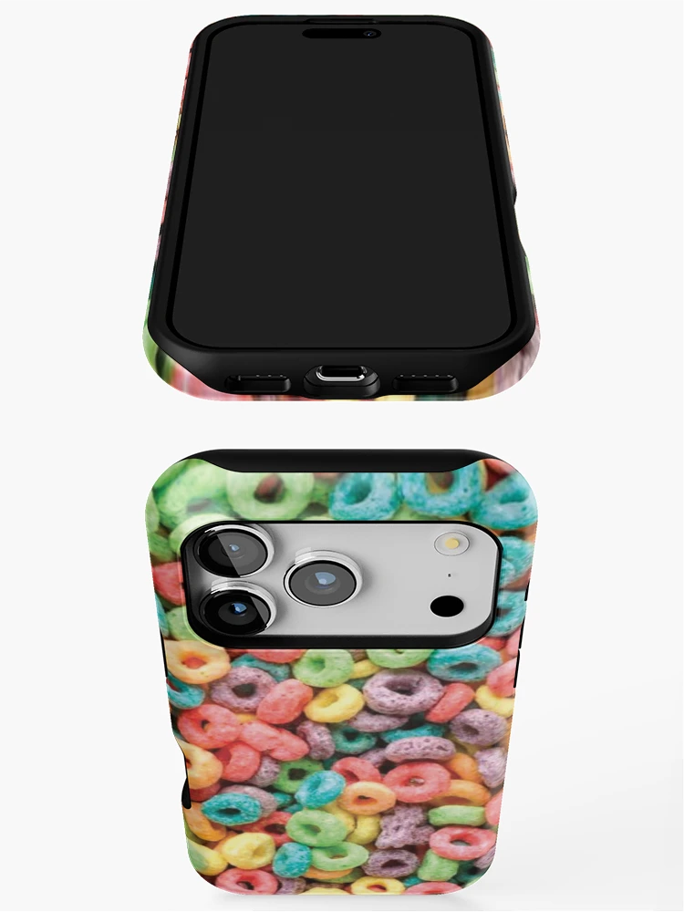 Thumbnail 3 of 4, iPhone Case, Colorful Froot Loops Pattern designed and sold by StarsForgers.