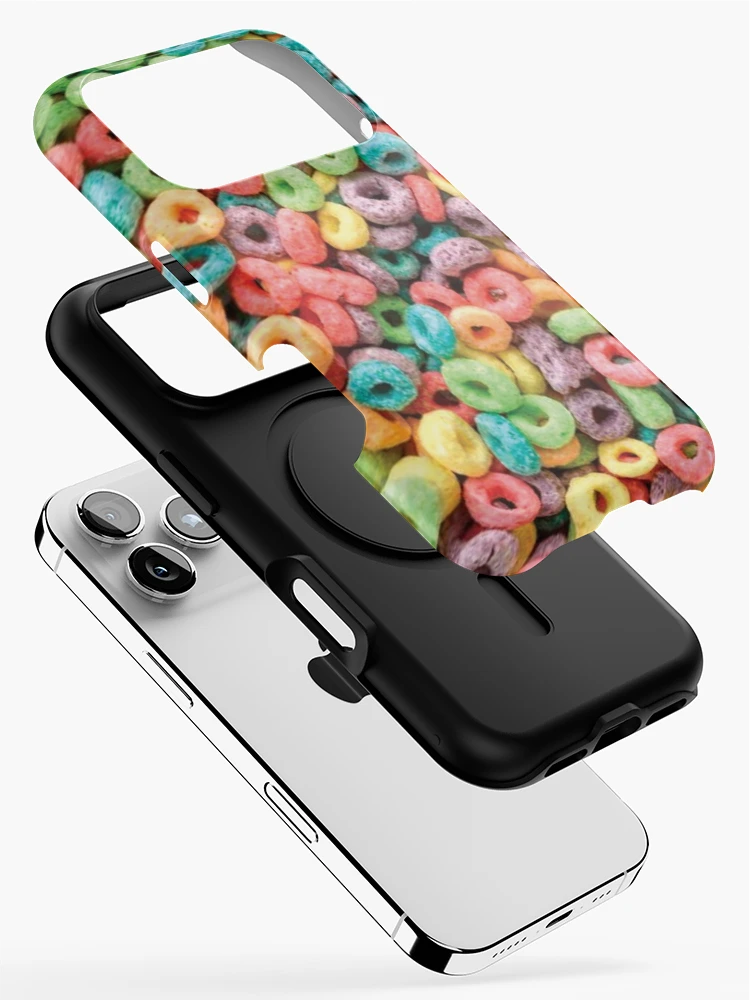 Thumbnail 2 of 4, iPhone Case, Colorful Froot Loops Pattern designed and sold by StarsForgers.