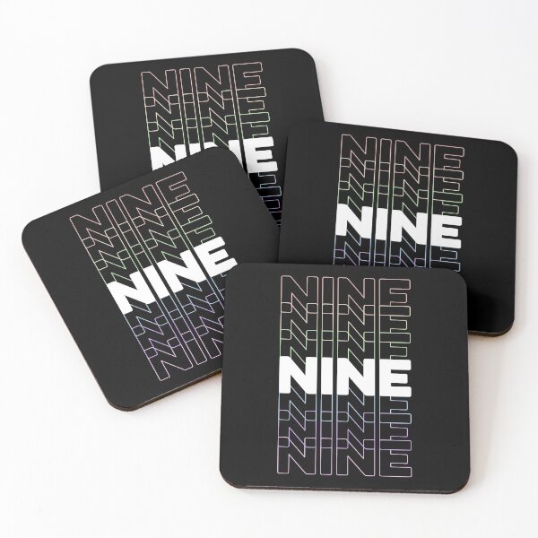 Item preview, 9th Kids Birthday, Adults Favorite # Nine, Rainbow Color designed and sold by The Princess Saves Herself.