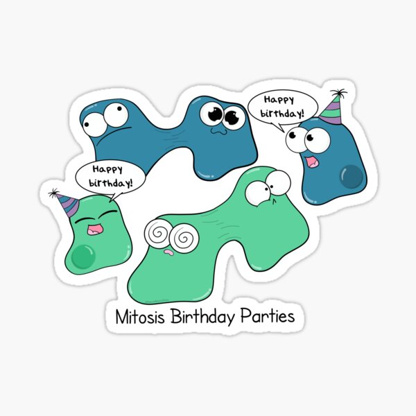Mitosis Birthday Parties Sticker