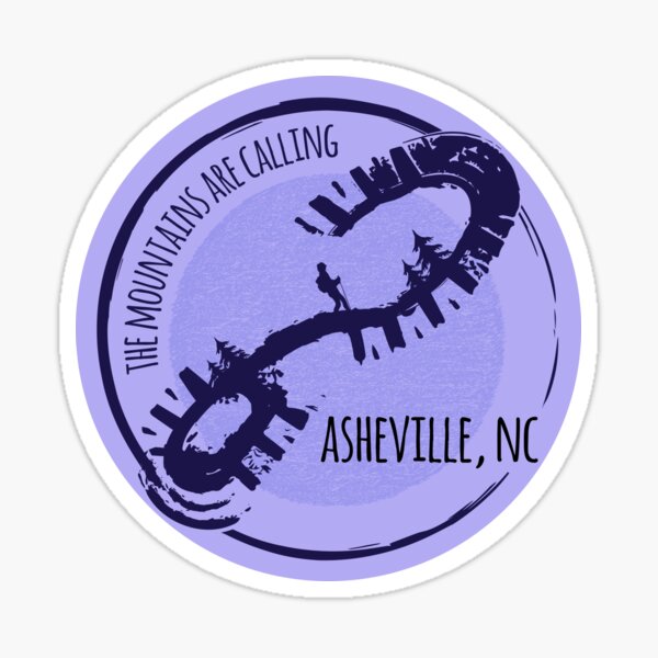 Item preview, The Mountains Are Calling - Asheville, NC - Purple #27 designed and sold by Serena's Asheville Merch.