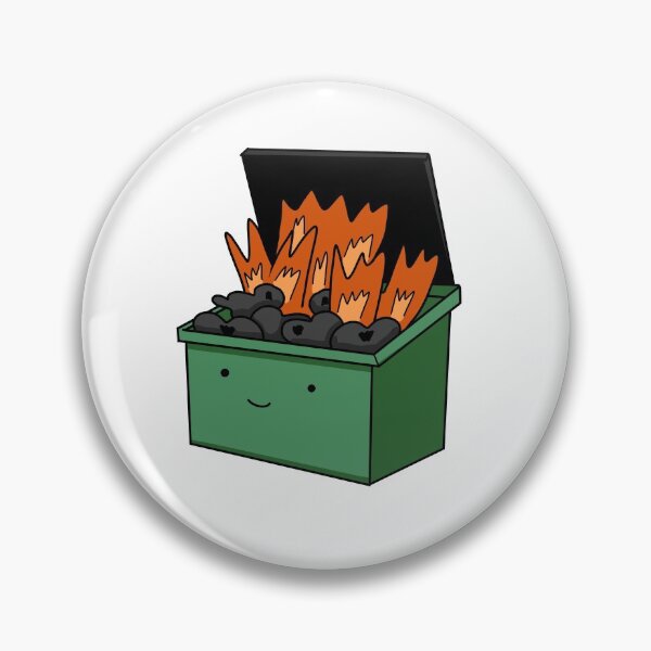Item preview, Cute Dumpster Fire designed and sold by Zoe Perdita.