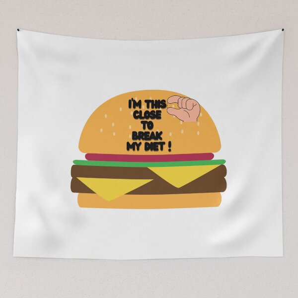 Item preview, Breaking the diet design coffee mug designed and sold by Cosmowear.