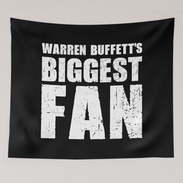 Item preview, Warren Buffett's Biggest Fan designed and sold by MyFinancialSelf.