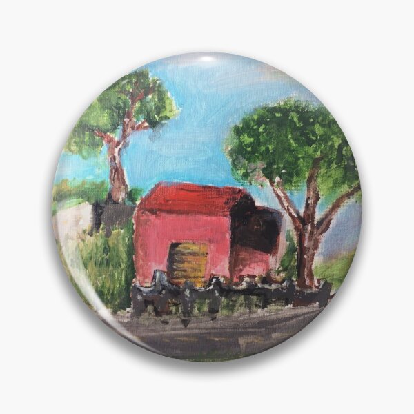 Item preview, House by a Road and Green trees designed and sold by QueerlybyOz.