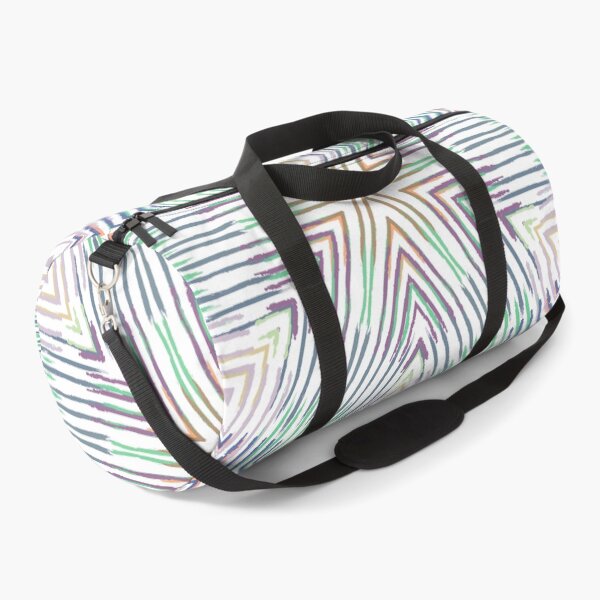 Starburst Geometric Pattern Duffle Bag