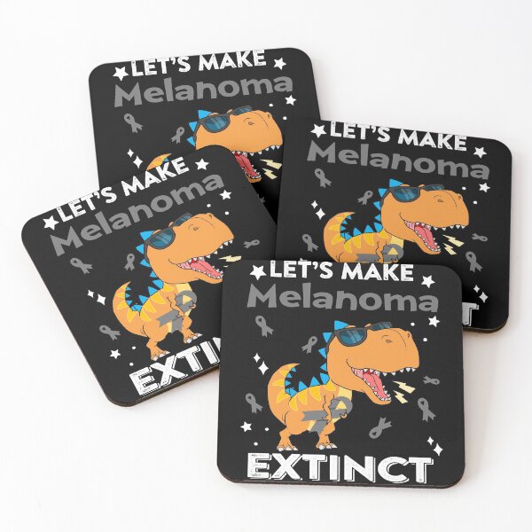 Item preview, Let's Make Melanoma Extinct Melanoma Warrior Gift designed and sold by Sabfit.