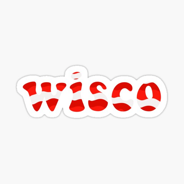 Wisco Sticker For Sale By Maddiesiegel Redbubble