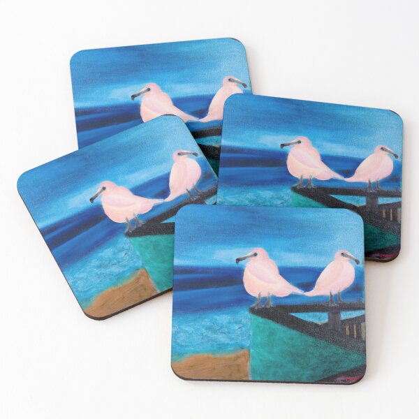 Item preview, Whimsical Seagulls on Balcony designed and sold by GinnyH.