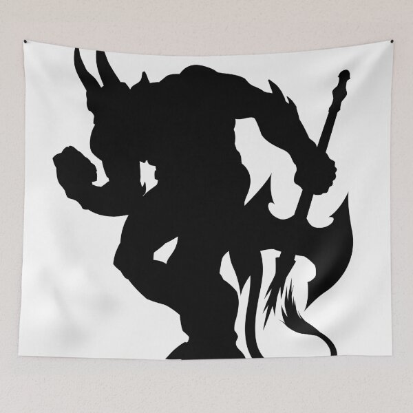 Item preview, Fantasy Minotaur Silhouette designed and sold by CalvinMade.