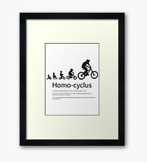 Bike Evolution Framed Print