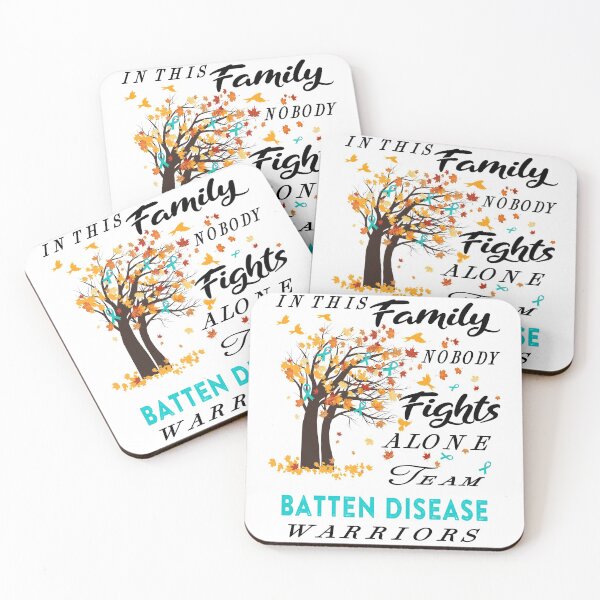 Item preview, In This Family No One Fight Alone Batten Disease Awareness ribbon tree designed and sold by radianen.
