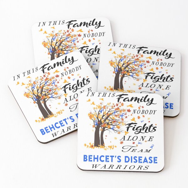 Item preview, In This Family No One Fight Alone Behcet's Disease Awareness ribbon tree designed and sold by radianen.