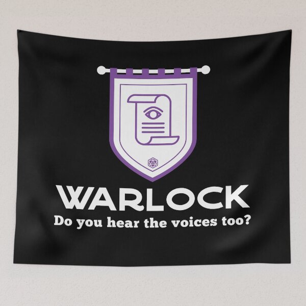 Item preview, Warlock Class Do You Hear The Voices designed and sold by KrisSidDesigns.