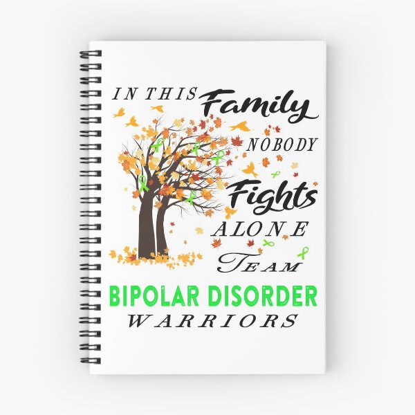 Item preview, In This Family No One Fight Alone Bipolar Disorder Awareness ribbon tree designed and sold by radianen.