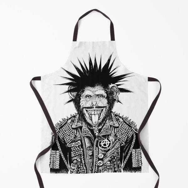 Item preview, Punk chimpanzee designed and sold by albertocubatas.